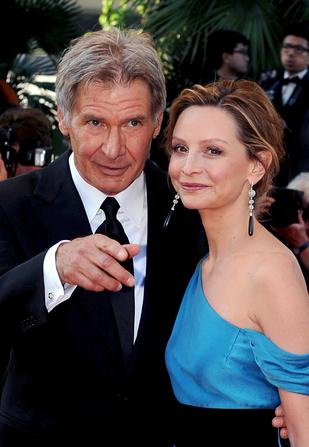 epa01349452 US actors Harrison Ford and Calista Flockhart arrive for the gala screening of US director Steven Spielberg's film 'Indiana Jones 4' running out of competition at the 61st edition of the Cannes Film Festival, 18 May 2008, in Cannes, France. EPA/CHRISTOPHE KARABA